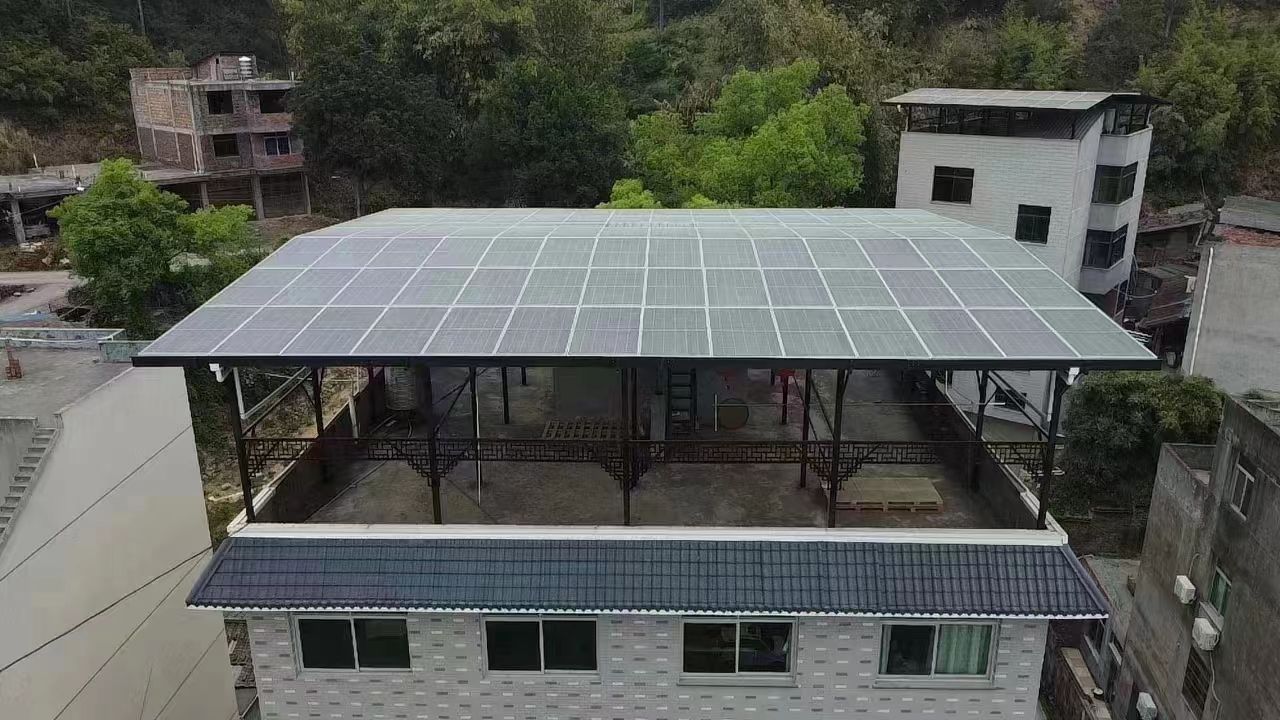 五家渠15kw+10kwh自建别墅家庭光伏储能系统